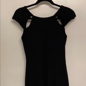 Bailey44 cap sleeve cut out top